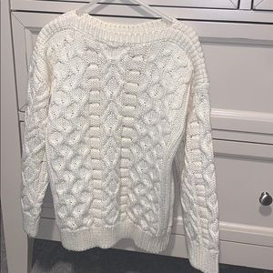 Cream Zara Knit Sweater